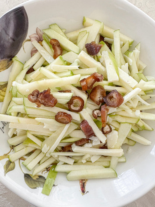 Manchego Cheese, Apple and Date Salad