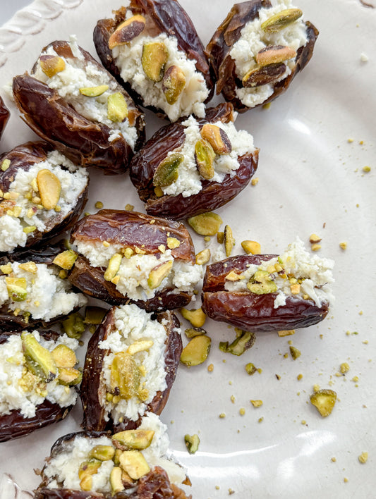 Gorgonzola & Pistachio Stuffed Dates