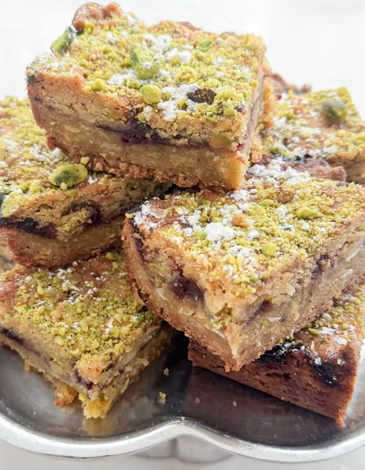 Pistachio Cherry Bars