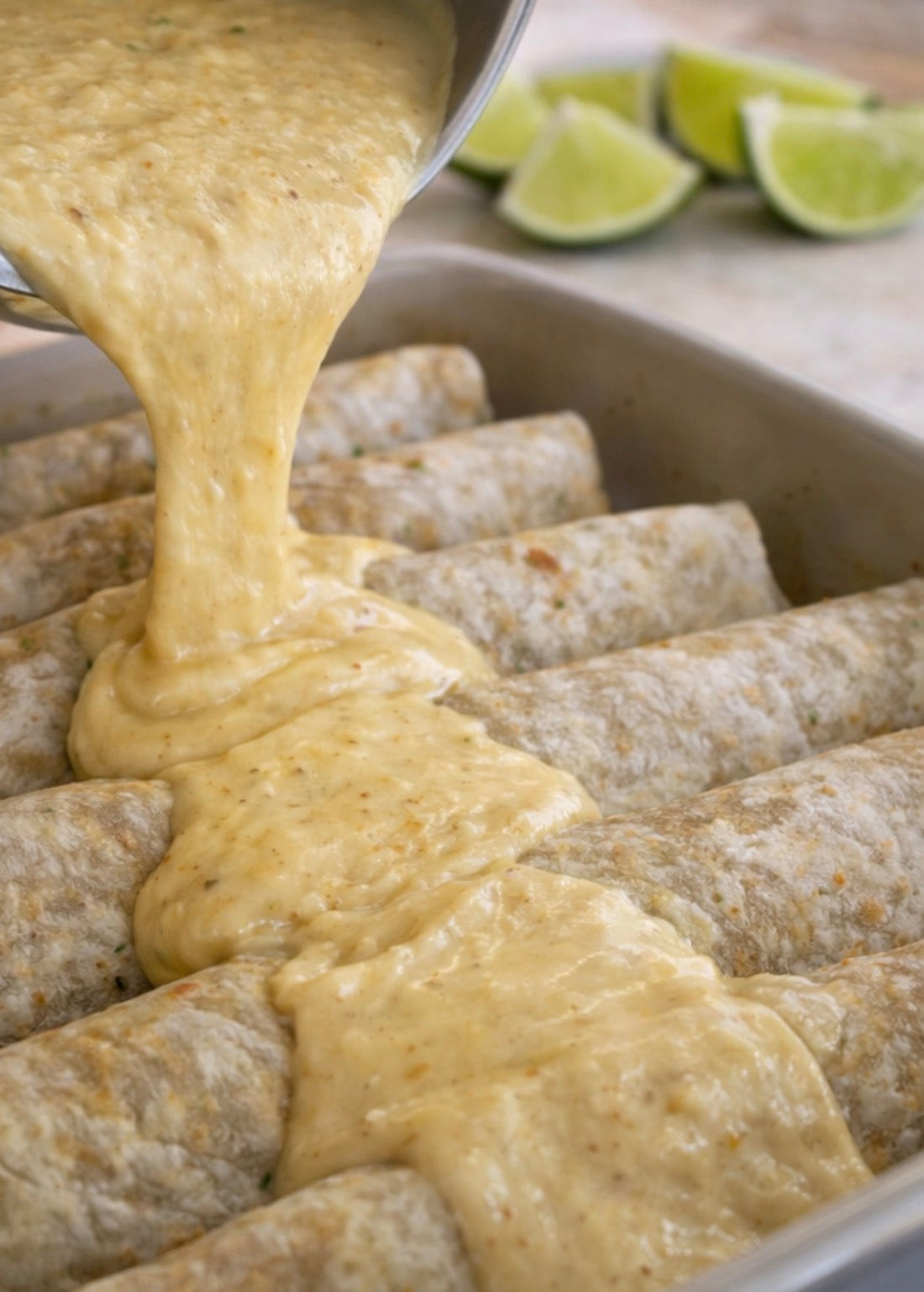 Momma Jackie’s Creamy Cheese Béchamel Enchiladas